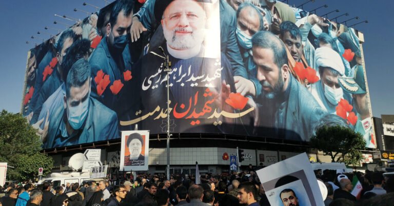 Iran’s Supreme Leader Leads Funeral Prayers for President