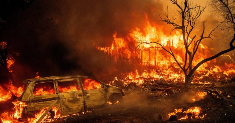 Man Is Charged With Arson in California Wildfire That Destroyed 13 Homes