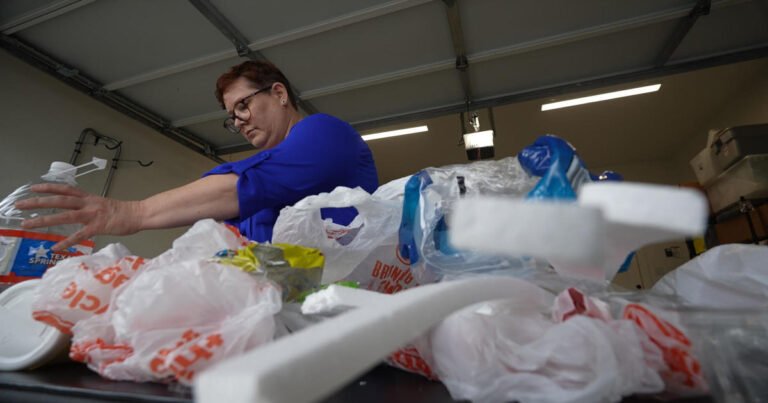 Houston’s plastic waste, waiting more than a year for “advanced” recycling, piles up at a business failed 3 times by fire marshal