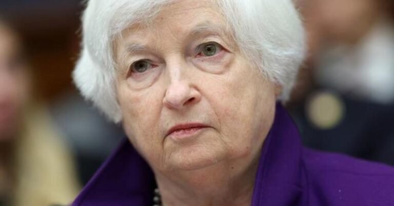 Treasury Secretary Yellen warns that